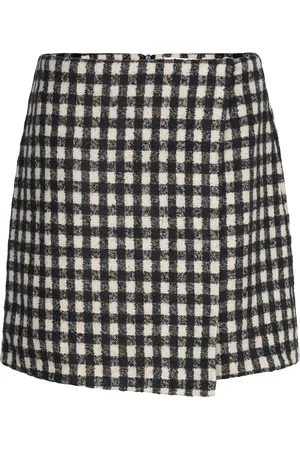 By Malina Farrah Boucle Mini Skirt Black