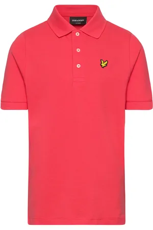 Lyle & Scott Plain Polo Shirt Red