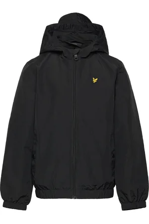 Lyle & Scott Zip Through Hooded Jacket Black
