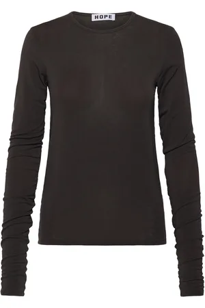 Hope Nothing Ls Tee Black Thin Jersey Black