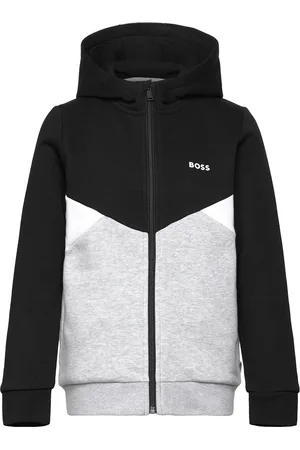 HUGO BOSS Hooded Cardigan Black