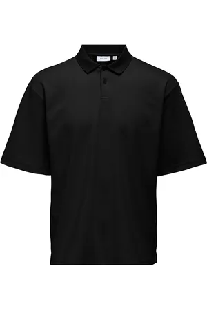 Only & Sons Onscaspian Aut Ss Polo Black