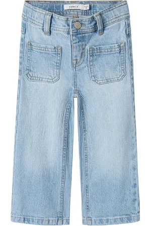 NAME IT Nmfsalli Wide Jeans 5394-Tk T Blue