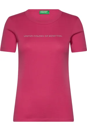 Benetton Short Sleeves T-Shirt Pink