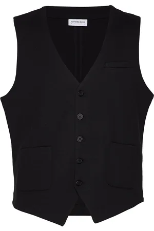 Lindbergh Superflex Knitted Waistcoat Black