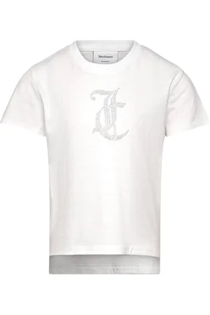 Juicy Couture Tonal Diamante Tee White