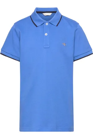 GANT Striped Polo Pique Rugger Blue