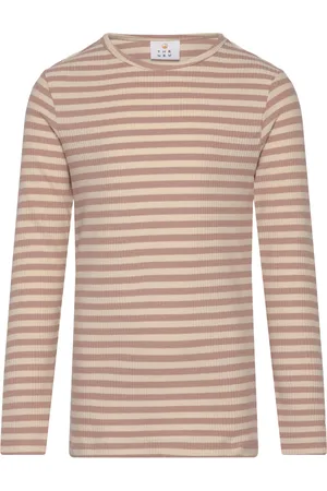The New Tnmoore Uni L_S Rib Tee Brown