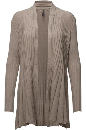 Freequent Long Cardigan From Freequent In A Soft Material With An Elegant Texture. The Car Beige