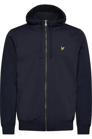 Lyle & Scott Hybrid Zip Hoodie Navy