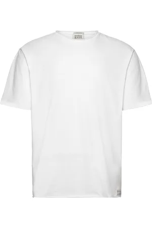 Scotch&Soda Raw Edge Relaxed Fit T-Shirt White