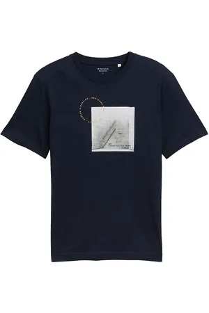 TOM TAILOR T-Shirt With Photoprint Navy