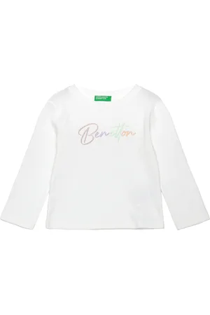 Benetton T-Shirt L/S White