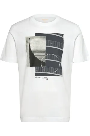 TOM TAILOR T-Shirt With Photoprint White