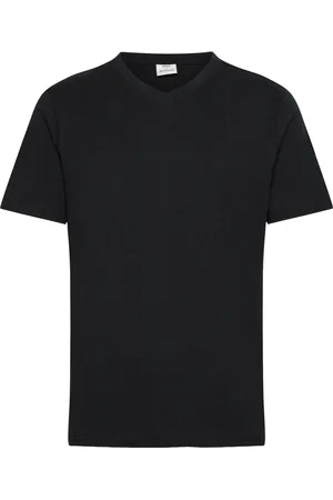 MANGO 100% Cotton Slim-Fit V-Neck T-Shirt Navy