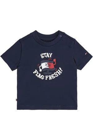 Tommy Hilfiger Boys Graphic Tee Ss Navy