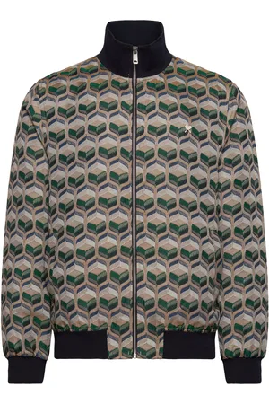 Scotch&Soda Jacquard Tracksuit Jacket Khaki