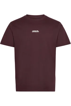 Clean Cut Cohen Brushed Tee Ss Burgundy