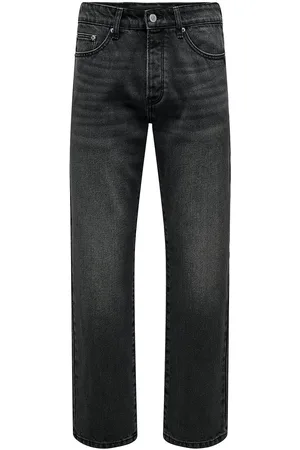Only & Sons Onsedge Straight 7901 Ey Box Pim Jeans Black