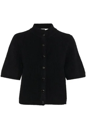 Gestuz Alphagz Ss Short Cardigan Black