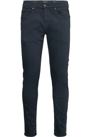 Replay Grover Trousers Straight Hyperflex Colour Xlite Navy