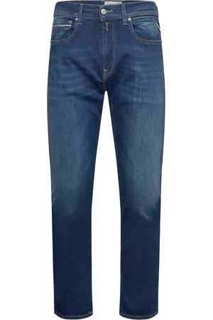 Replay Grover Trousers Straight Hyperflex Eco Plus Blue