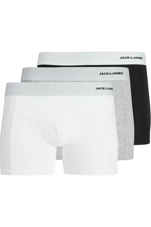 JACK & JONES Jacsense Bamboo Trunks 3 Pack Sn Jack & J S White