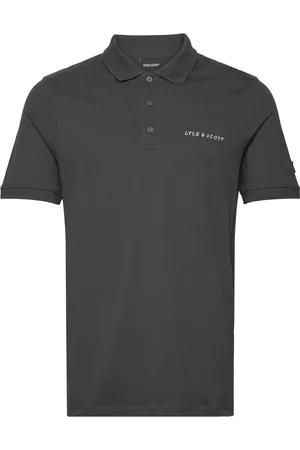Lyle & Scott Embroidered Polo Shirt Grey