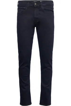 Replay Grover Trousers Straight Hyperflex Eco Plus Navy