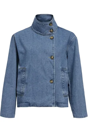 Object Objtilla Gro L/S Lo Denim Jacket Noos Blue