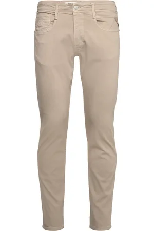 Replay Anbass Trousers Slim Beige