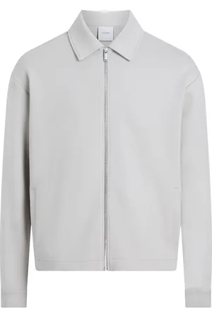 Calvin Klein Tech Interlock Zip Jacket Grey