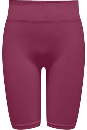 ONLY Onpjiji Hw Seam City Shorts Burgundy