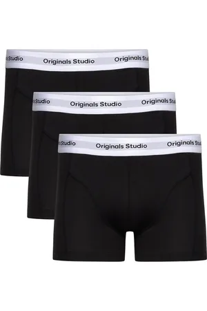 JACK & JONES Jacvesterbro Solid Trunks 3 Pack Noos Jack & J S Black