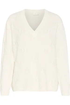 Kaffe Kacharlie Knit Pullover Cream