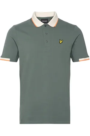 Lyle & Scott Half Tipped Polo Shirt Khaki