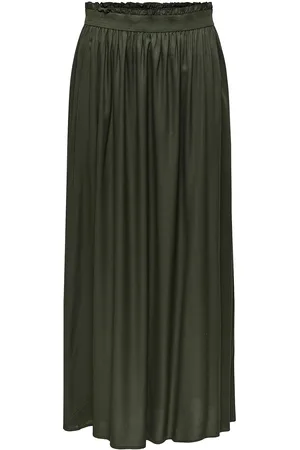 ONLY Onlvenedig Life Long Skirt Wvn Noos Khaki