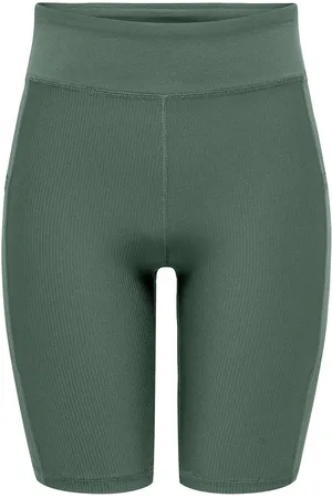 ONLY Onpnew Jana-2 Hw Long Pck Shorts Green