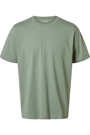 SELECTED Slhaspen Ss O-Neck Tee Noos Green