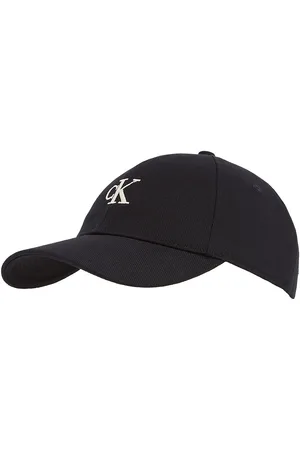 Calvin Klein Monogram Embroidery Baseball Cap Black