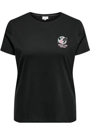 ONLY Carbrinna Life Ss Reg Tee Jrs Black