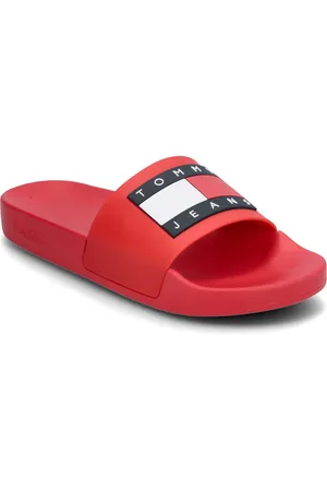 Tommy Hilfiger Tommy Jeans Flag Pool Slide Red