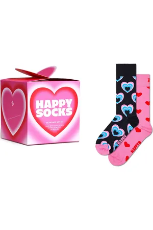 Happy Socks 2-Pack Valentine’s Socks Gift Set Pink