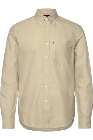 Lexington Casual Oxford B.d Shirt Khaki