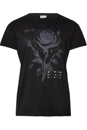 ONLY Carmiko Life Washed Ss Reg Tee Jrs Black