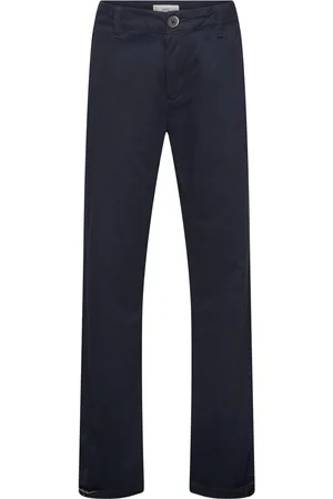 MANGO Cotton Chinos Navy