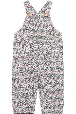 MANGO Soft Long Dungarees Patterned