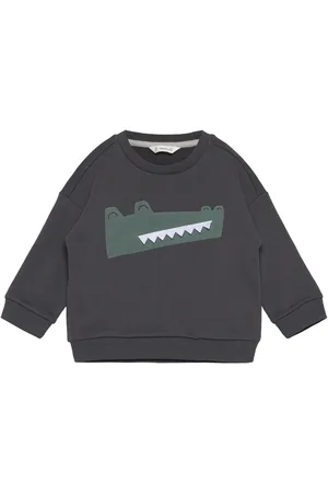 MANGO Printed Picture Sweatshirt Black