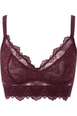 Understatement Mesh Support+ Bralette Burgundy