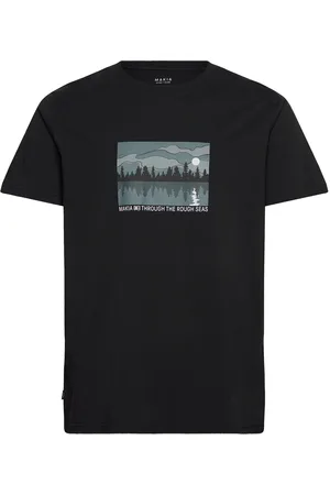 Makia Shoreline T-Shirt Black